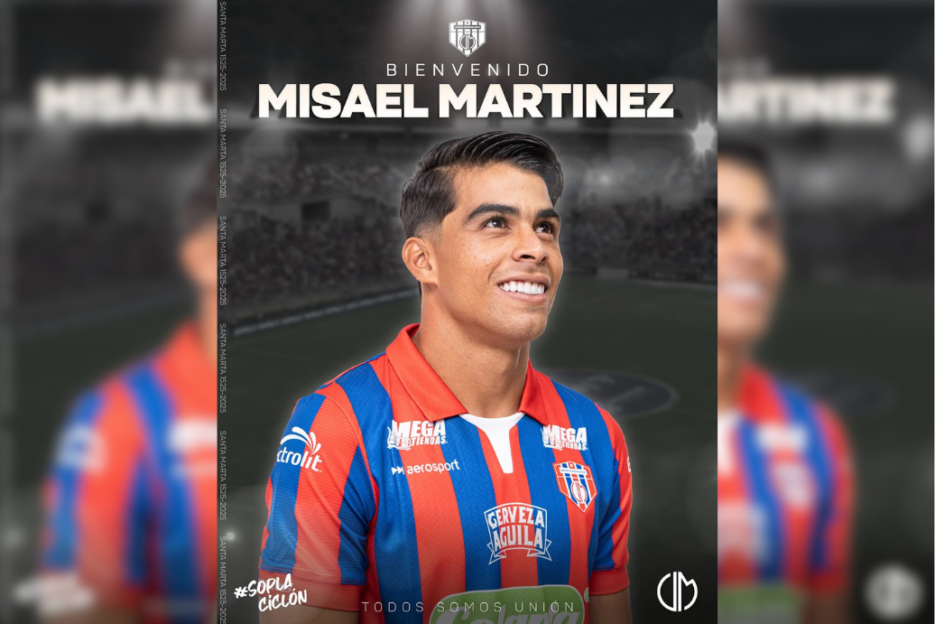 Unión Magdalena presentó a Misael Martínez como su segundo refuerzo