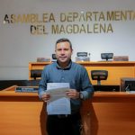 Danilo Beltrán tomó posesión como diputado del Magdalena en reemplazo de Rafael Noya