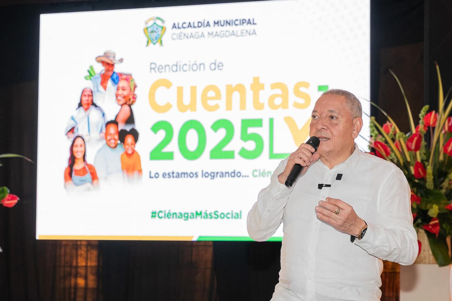 Alcalde de Ciénaga presidió  Audiencia Pública de Rendición  de Cuentas 2025