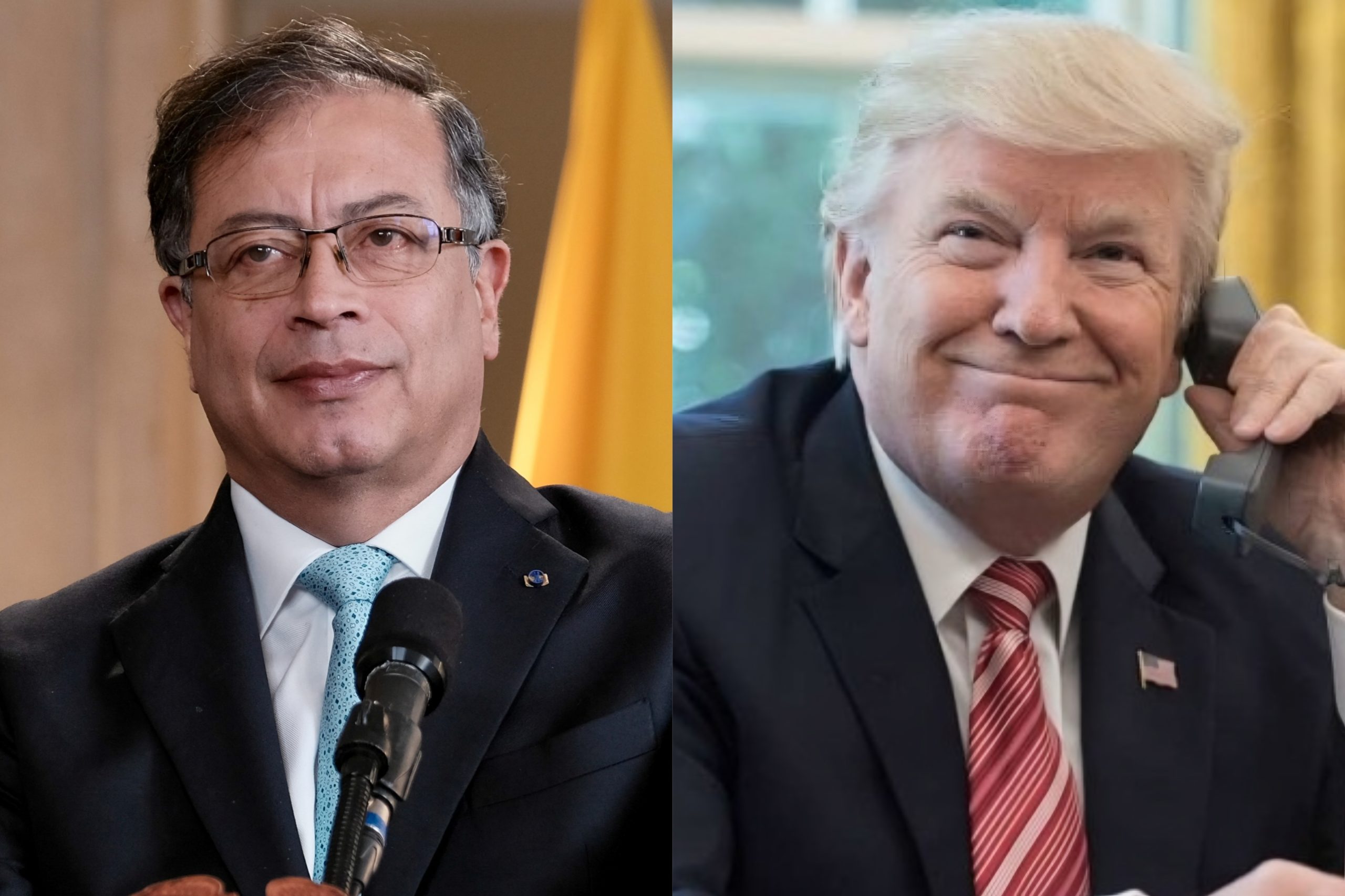 Nuevo diálogo Petro – Trump: media hora duró la conversación telefónica entre los presidentes de Colombia y EE.UU.