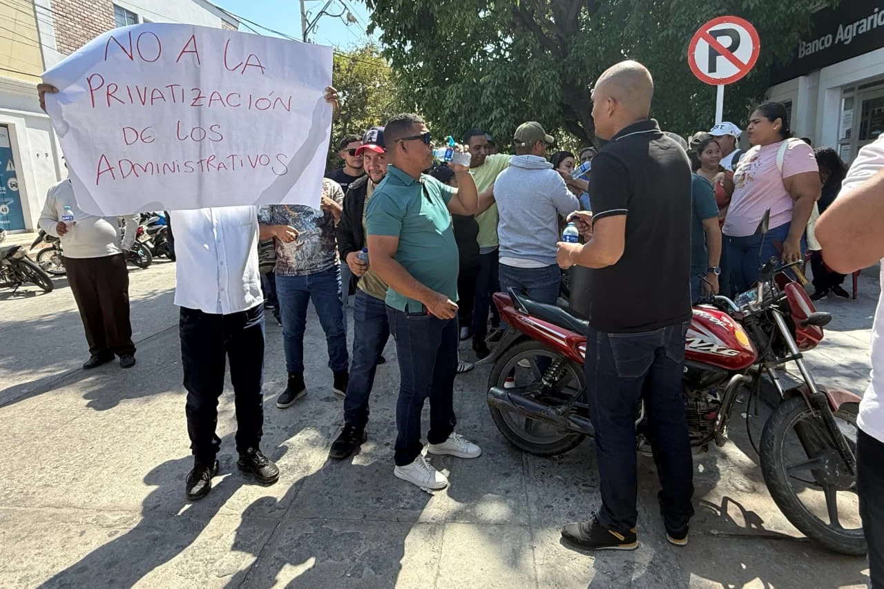 ¡En protesta pacífica! Sintragmerci pidió la renuncia de la secretaria de Educación