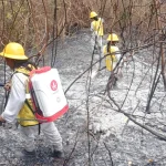 Gestión de Riesgos y Desastres articula acciones con Bomberos de Ciénaga para minimizar incendios forestales