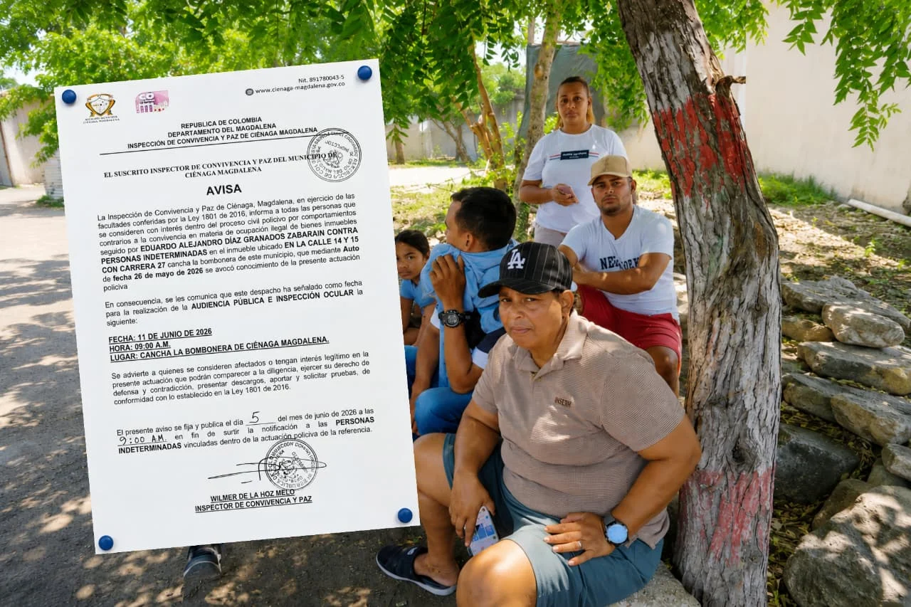 Inician desalojo en la cancha La Bombonera: diligencia se suspendió luego del desacuerdo con ocupantes
