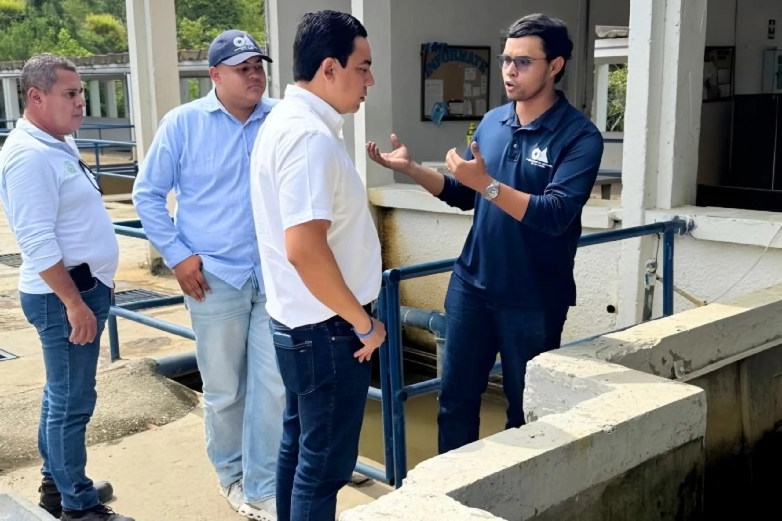Vigilancia y compromiso: personero municipal inspecciona planta de tratamiento de agua