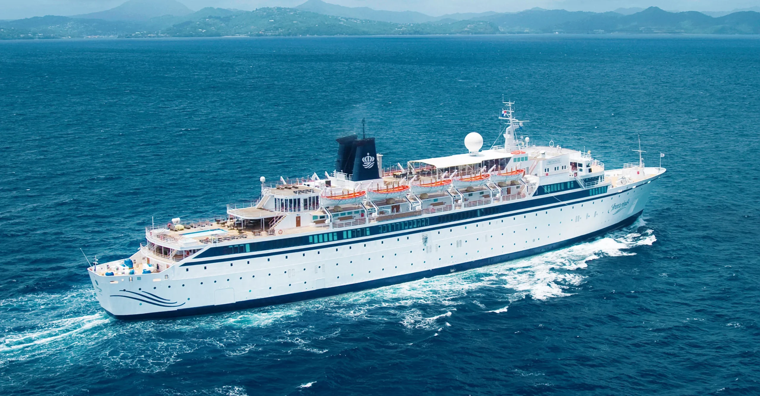Bahía de América en Santa Marta, donde estaba prevista la llegada del crucero Freewinds
