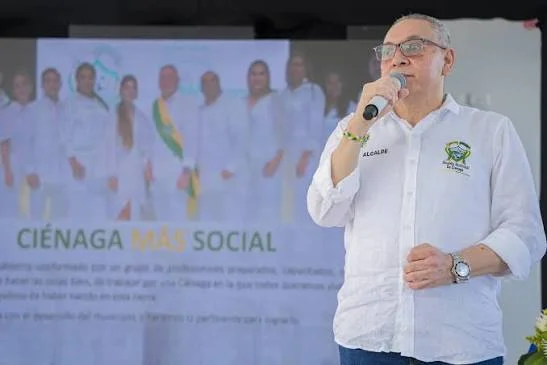 Alcalde de Ciénaga, Luis Alberto Fernández Quinto, durante sesión del Concejo Municipal