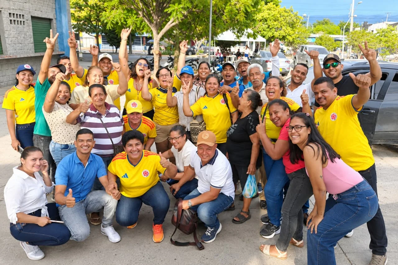 Ana Milena Torregroza tras ser elegida presidenta de Asocomunal en las elecciones realizadas en el coliseo cubierto Monumental de Ciénaga