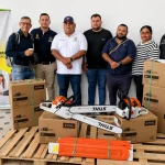 Alcaldía de Ciénaga entrega motosierras para atender emergencias en la zona rural