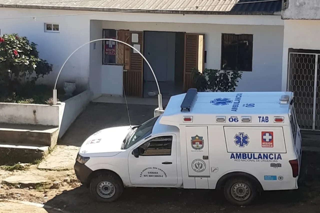 Centro de salud rural en uno de los corregimientos de la Sierra Nevada de Ciénaga, Magdalena